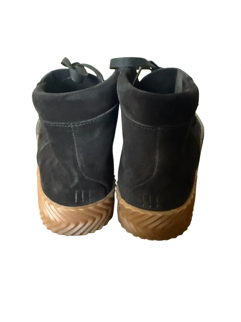 adidas Mid Skate Alexander Wang Black Suede Sneakers w Gum Sole Size 6.5